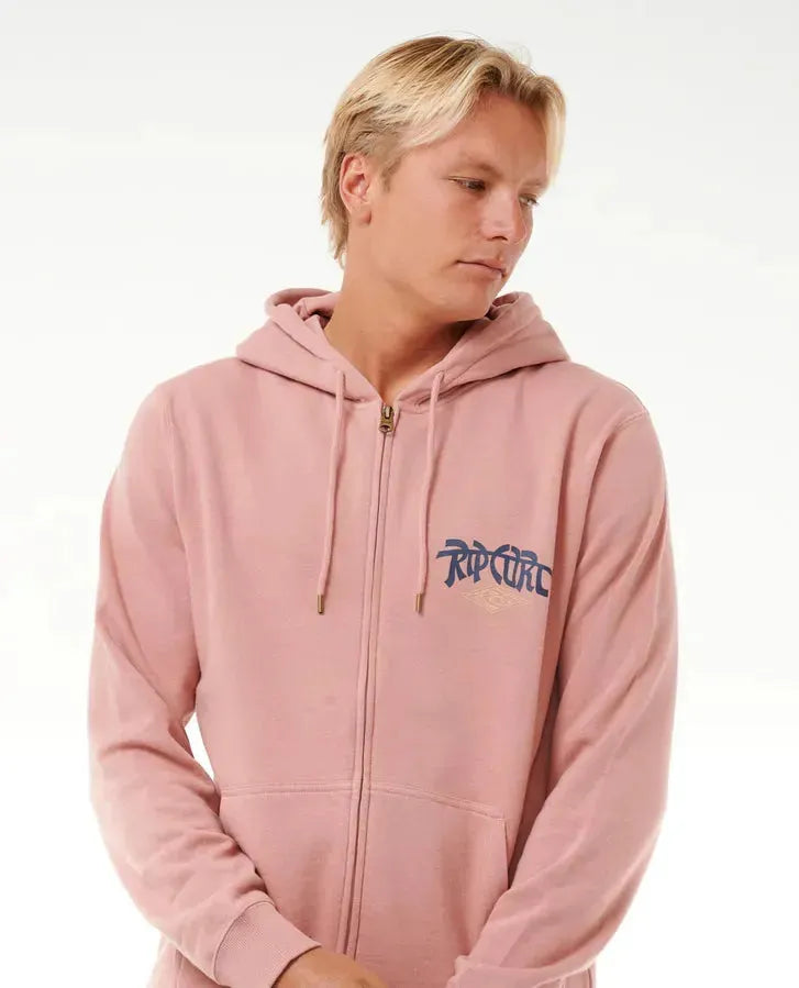 Ripcurl Men's Shred Till Dead Zip Hood Mushroom pic 6 | SoHa Surf Shop