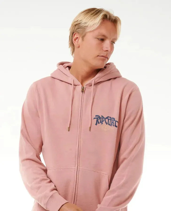 Ripcurl Men's Shred Till Dead Zip Hood Mushroom pic 6 | SoHa Surf Shop