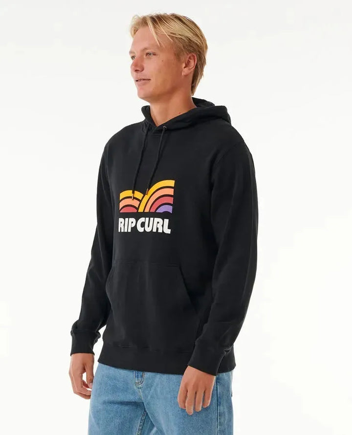 Ripcurl Men's Surf Revival Capture Hood Black pic 2 | SoHa Surf Shop