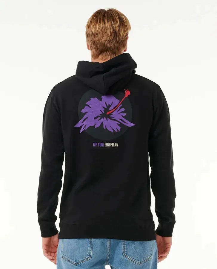 Ripcurl Men's Surf Revival Hoffman Hoodie Black pic 1 | SoHa Surf Shop