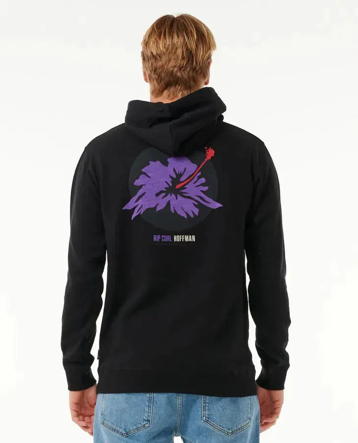 Ripcurl Men's Surf Revival Hoffman Hoodie Black pic 1 | SoHa Surf Shop