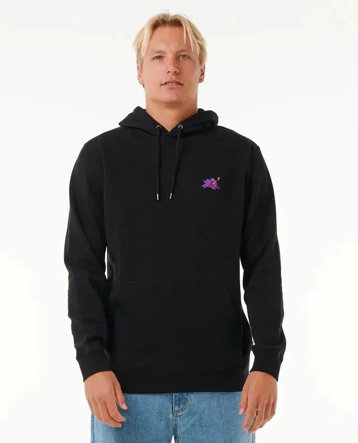 Ripcurl Men's Surf Revival Hoffman Hoodie Black pic 3 | SoHa Surf Shop