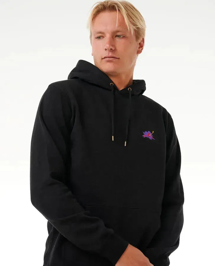 Ripcurl Men's Surf Revival Hoffman Hoodie Black pic 5 | SoHa Surf Shop