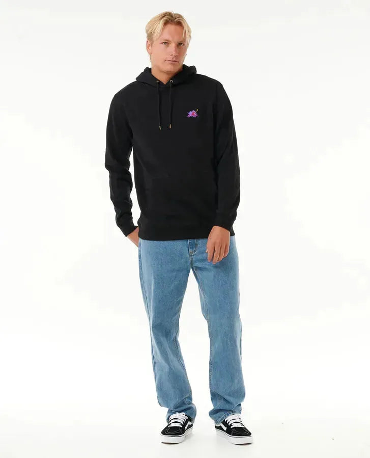 Ripcurl Men's Surf Revival Hoffman Hoodie Black pic 6 | SoHa Surf Shop