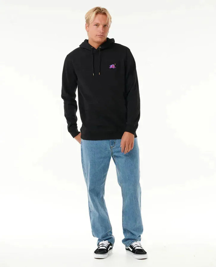 Ripcurl Men's Surf Revival Hoffman Hoodie Black pic 6 | SoHa Surf Shop