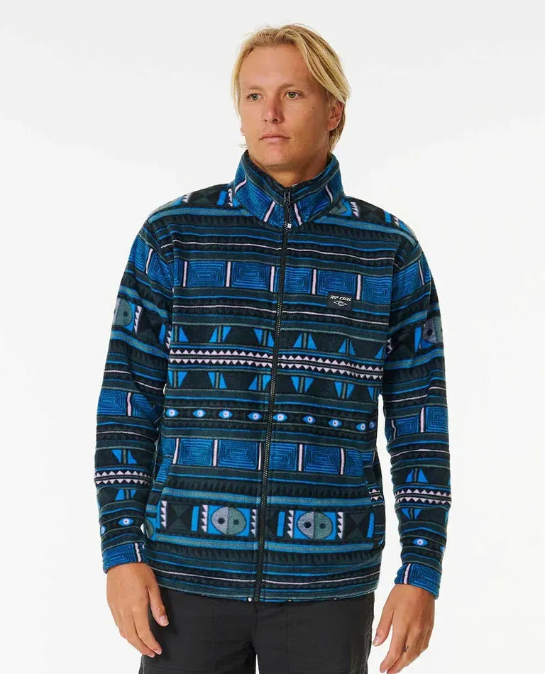 Ripcurl Mens Party Pack Polar Fleece Black pic 1 | SoHa Surf Shop