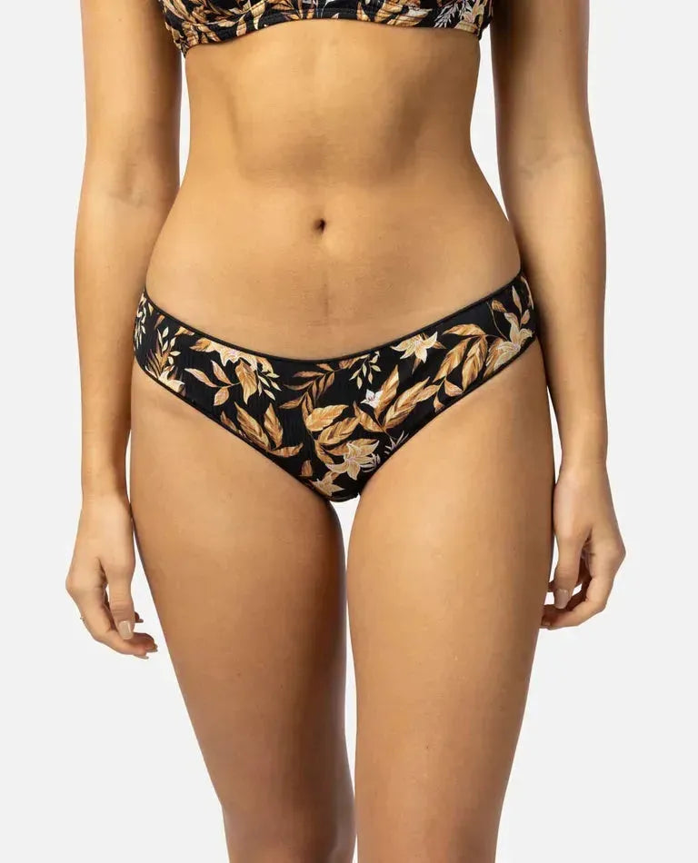 Ripcurl Women's La Isla Cheeky Hipster Final Sale Black pic 1 | SoHa Surf Shop