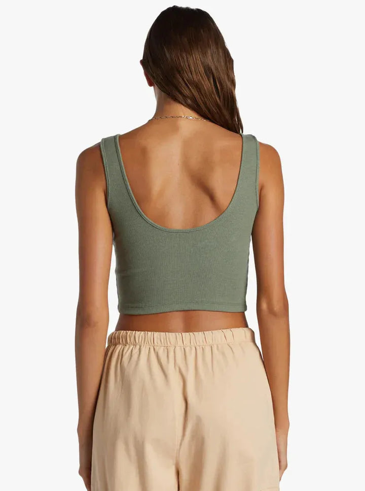 Rise and Shine Dive In Tank Agave Green pic 4 | SoHa Surf Shop