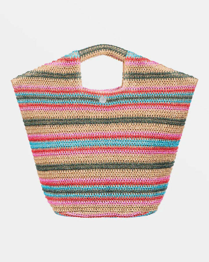 Roxy Women's Coco Pearl Tote Bag Natural pic 1 | SoHa Surf Shop