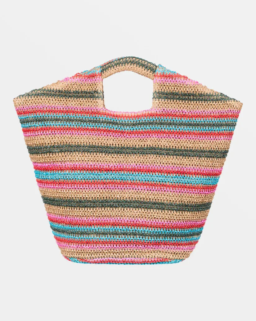 Roxy Women's Coco Pearl Tote Bag Natural pic 3 | SoHa Surf Shop