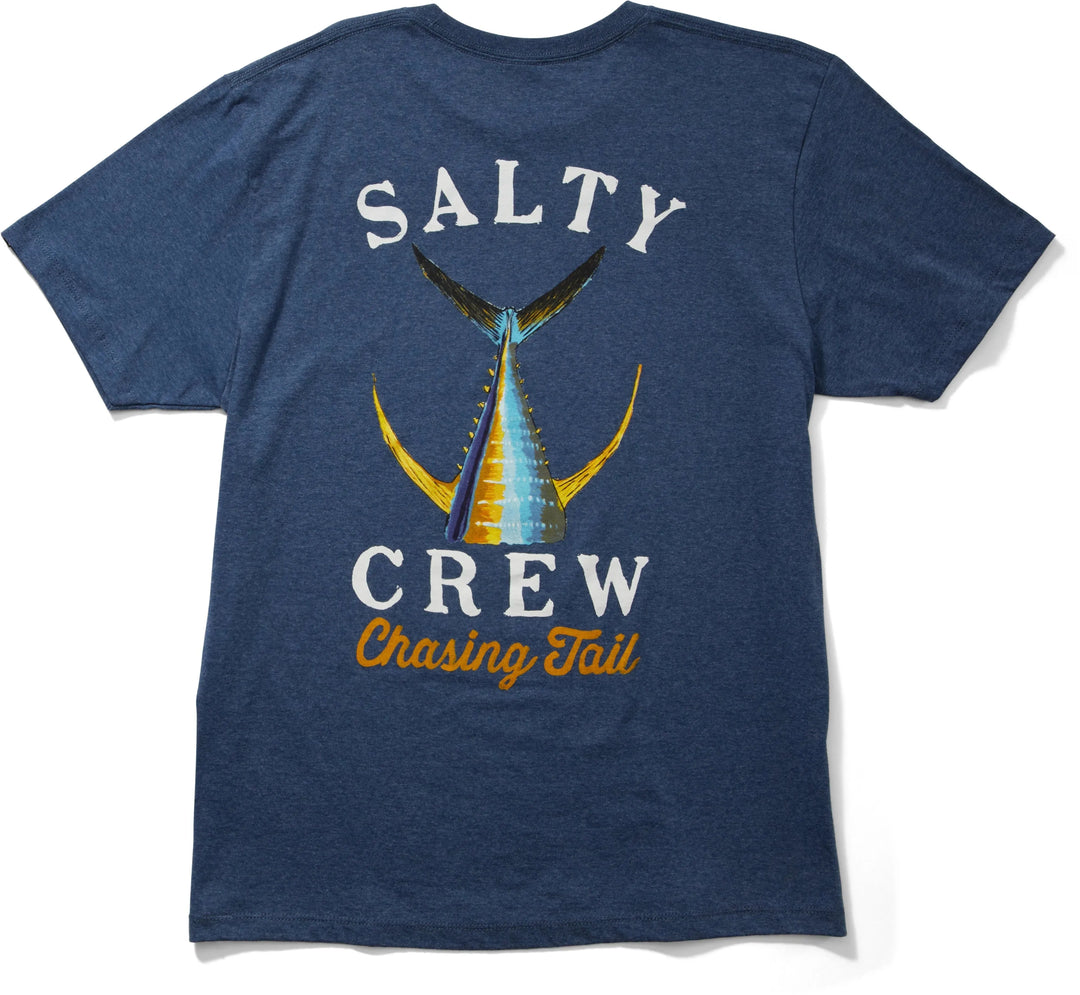 Salty Crew Men's Tailed Classic Tee Navy Heather pic 2 | SoHa Surf Shop