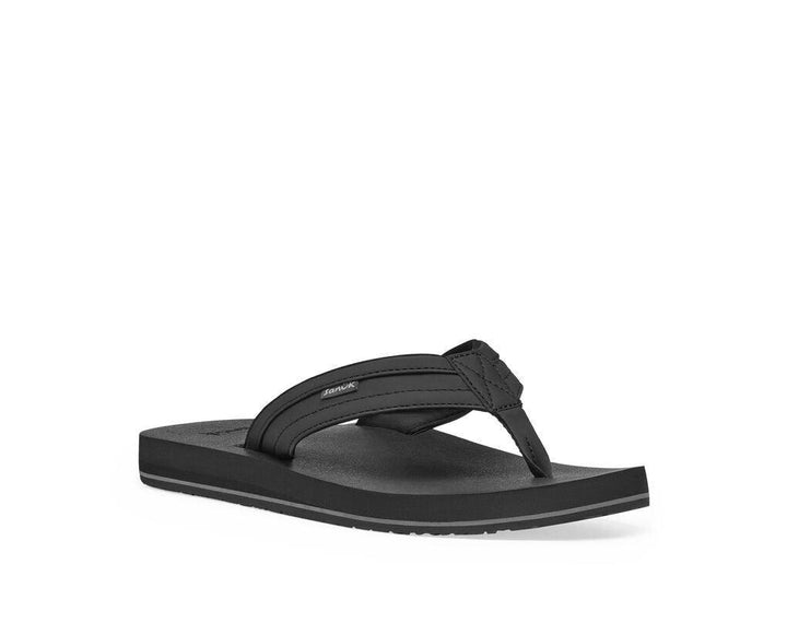Sanuk - Mens Ziggy St Sandal Black pic 1 - The Shoe Collective