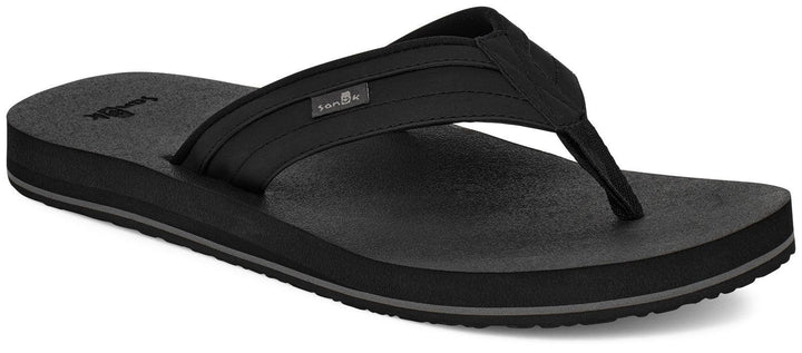 Sanuk - Mens Ziggy St Sandal Black pic 2 - The Shoe Collective