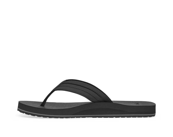 Sanuk - Mens Ziggy St Sandal Black pic 3 - The Shoe Collective