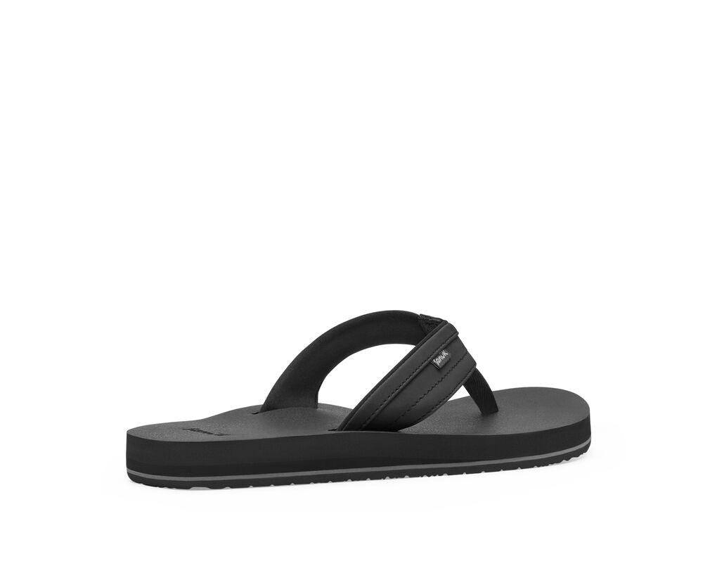 Sanuk - Mens Ziggy St Sandal Black pic 4 - The Shoe Collective