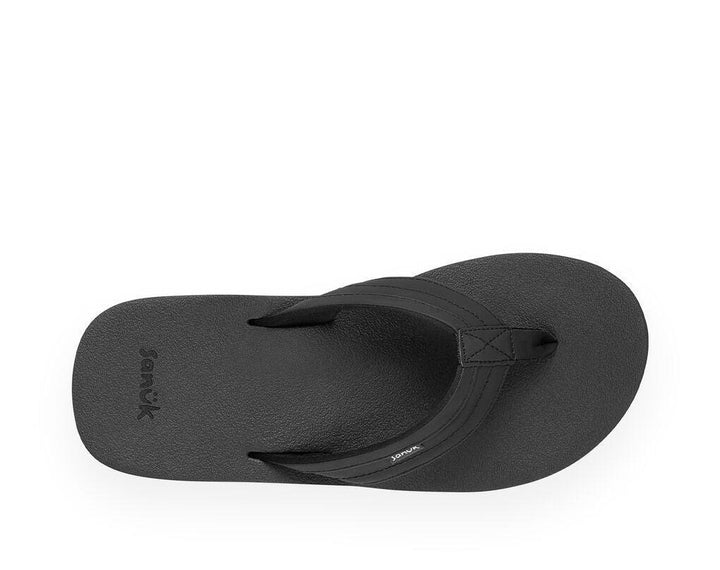 Sanuk - Mens Ziggy St Sandal Black pic 6 - The Shoe Collective