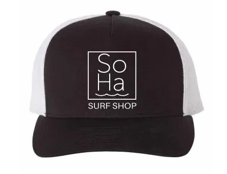 SoHa Hat Black/White pic 2 | SoHa Surf Shop
