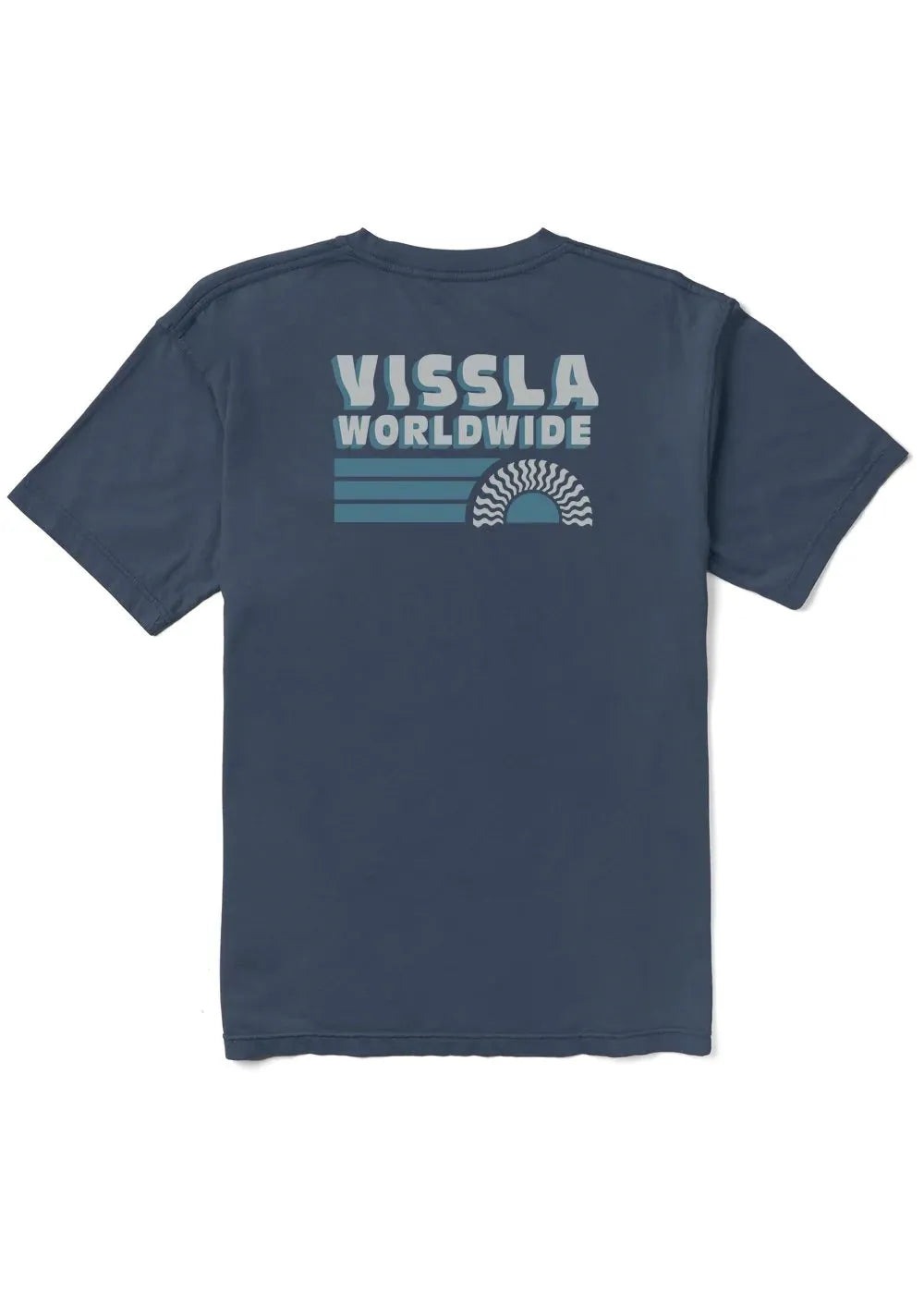 Speed Wobble Organic PKT Tee Dark Denim pic 2 | SoHa Surf Shop