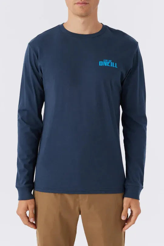 Sundown Long Sleeve Navy pic 2 | SoHa Surf Shop