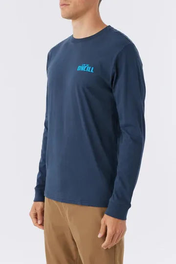 Sundown Long Sleeve Navy pic 3 | SoHa Surf Shop