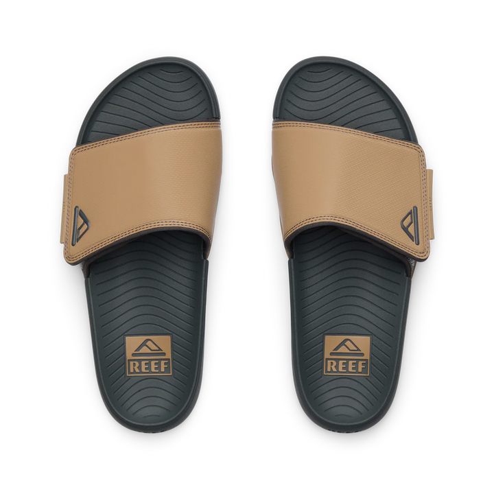 Reef Men’s Phantom Slab Sandals - Black/Tan 2