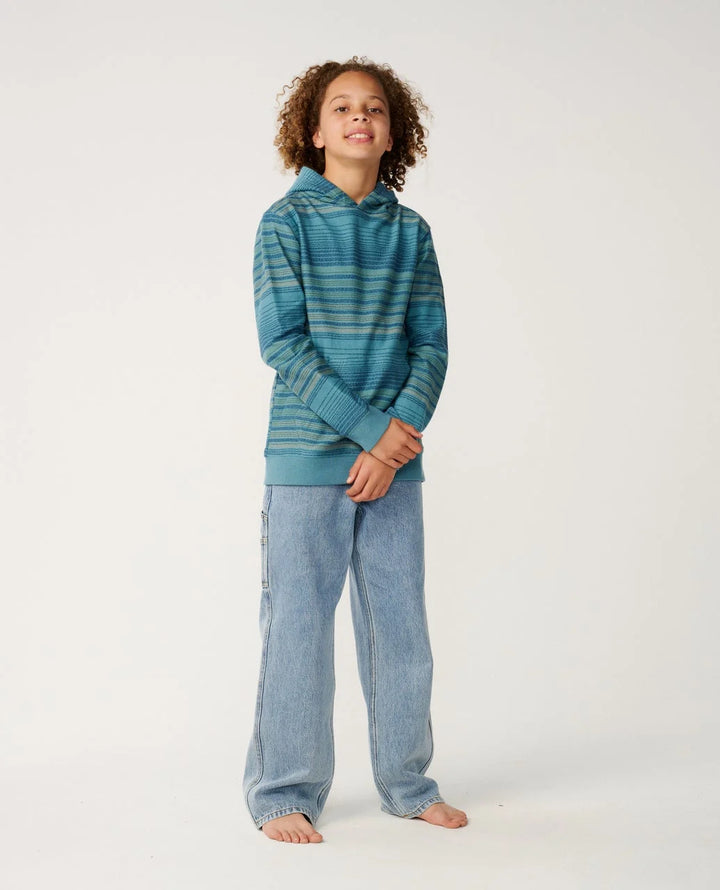 Rip Curl Boys Classic Surf Baja Hood - Dusty Jade 3