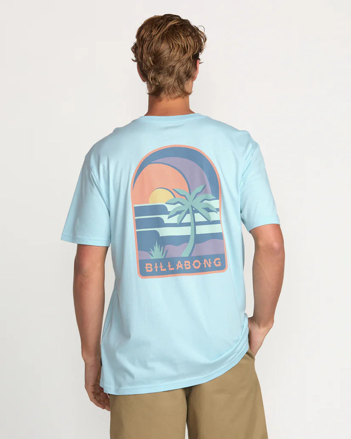 Billabong Men’s Portal Premium Tee - Coastal Blue 1