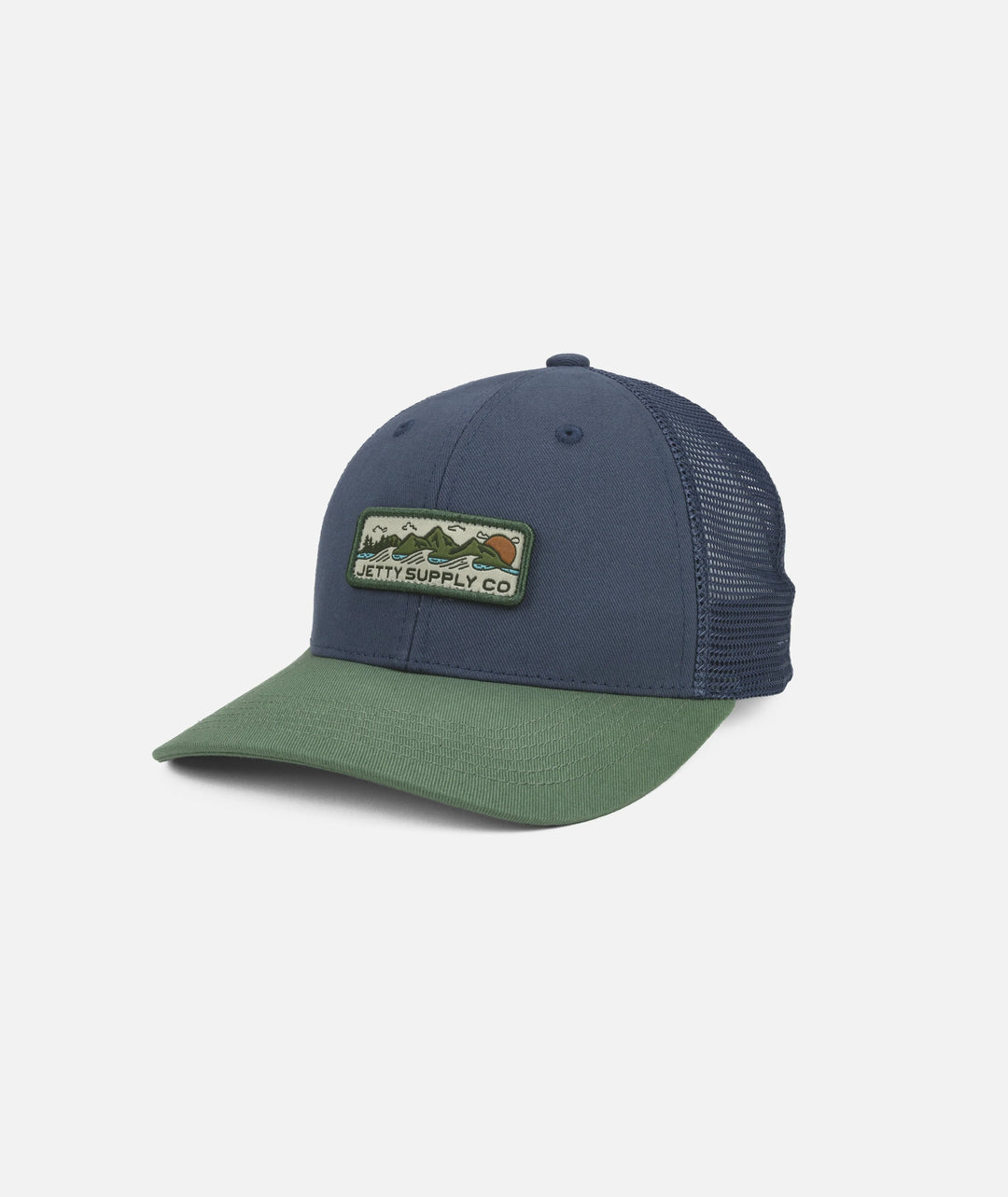 Jetty Lando Snapback Hat - Navy 
