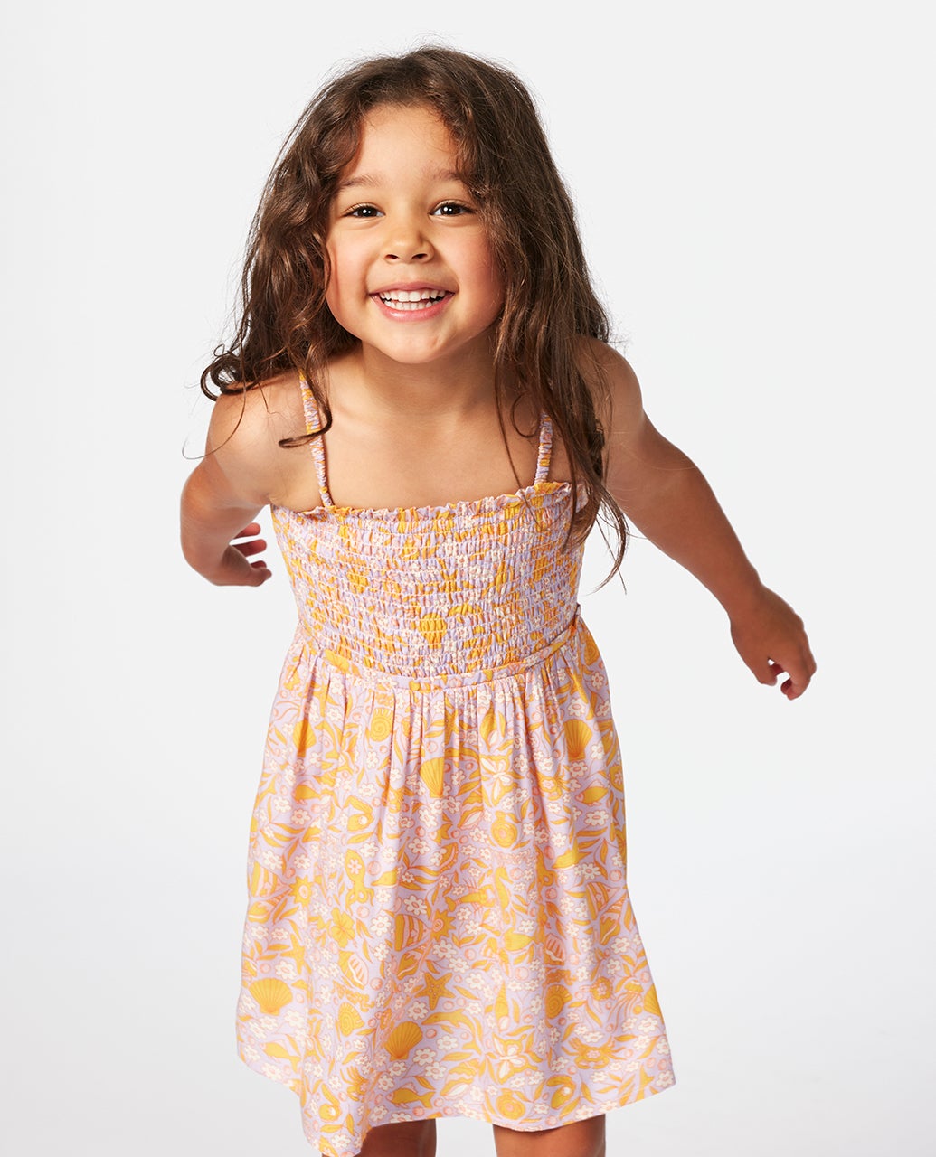 Rip Curl Girls Rainbow Tide Woven Dress - Multico