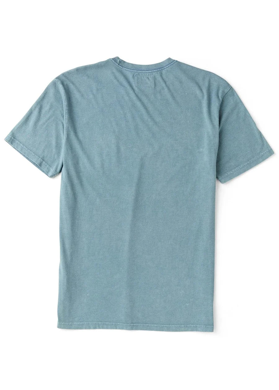 Vissla Men's Solid Sets Cosmic Wash Pkt Tee - Blue haze 1