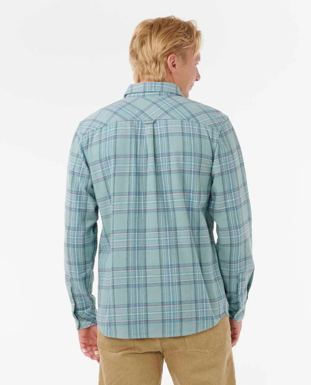 Ripcurl Men's Griffin Flannel Shirt - Blue Lagoon 1