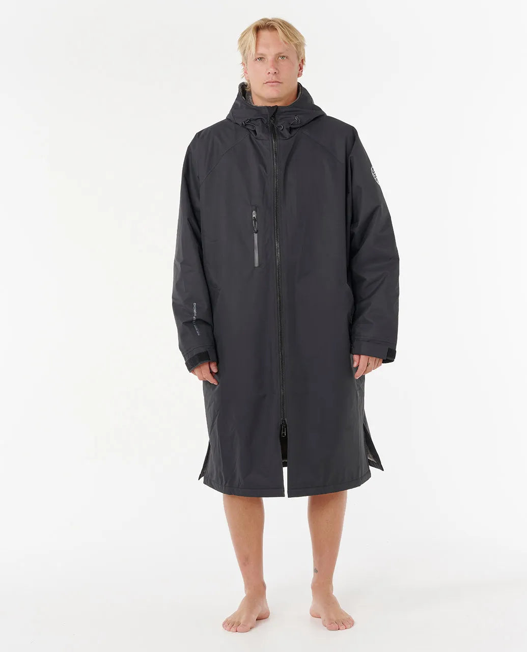 Ripcurl Men's Surf Series Winter Poncho - Black/White 