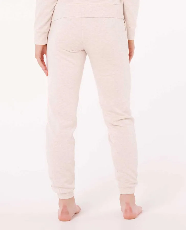 Ripcurl Girls Surf Revival Track Pant - Oatmeal Marle 1