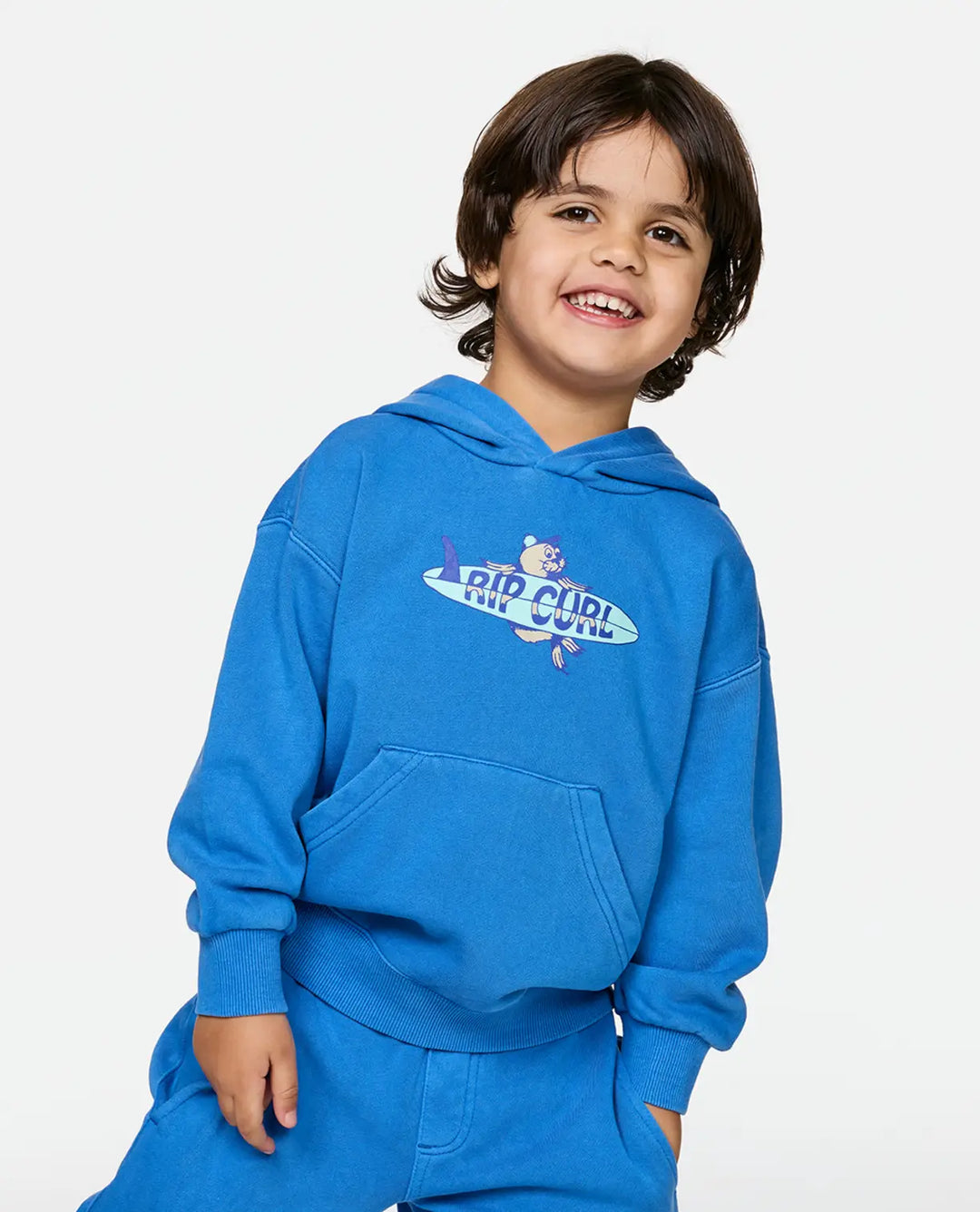 Rip Curl Surf Check Hood - Boy Royal Blue