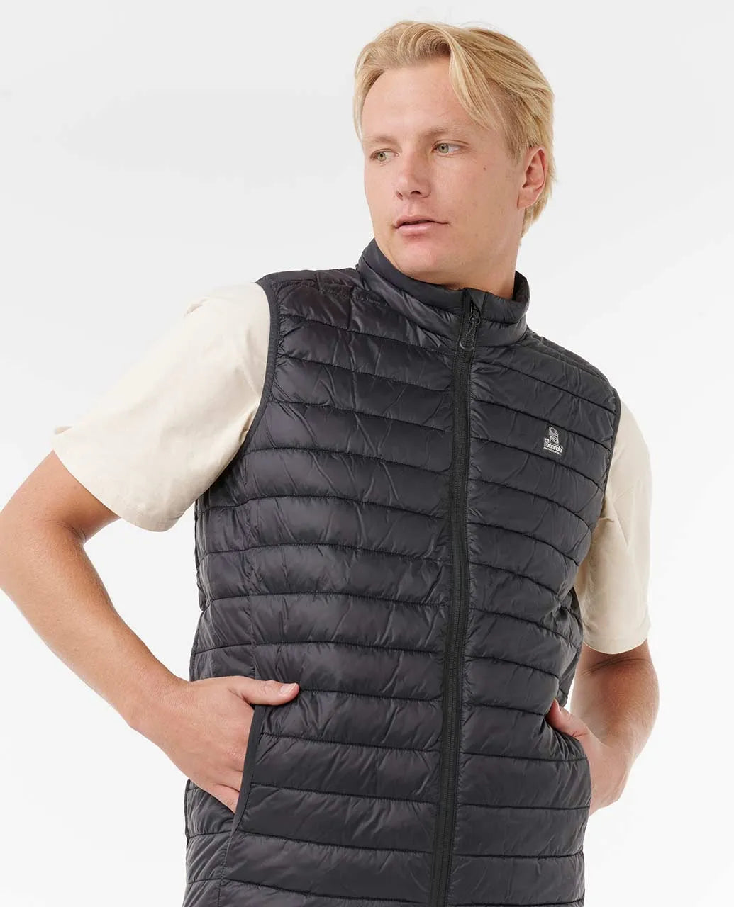 Ripcurl Men’s Anti Series Search Puffer Vest - Black 