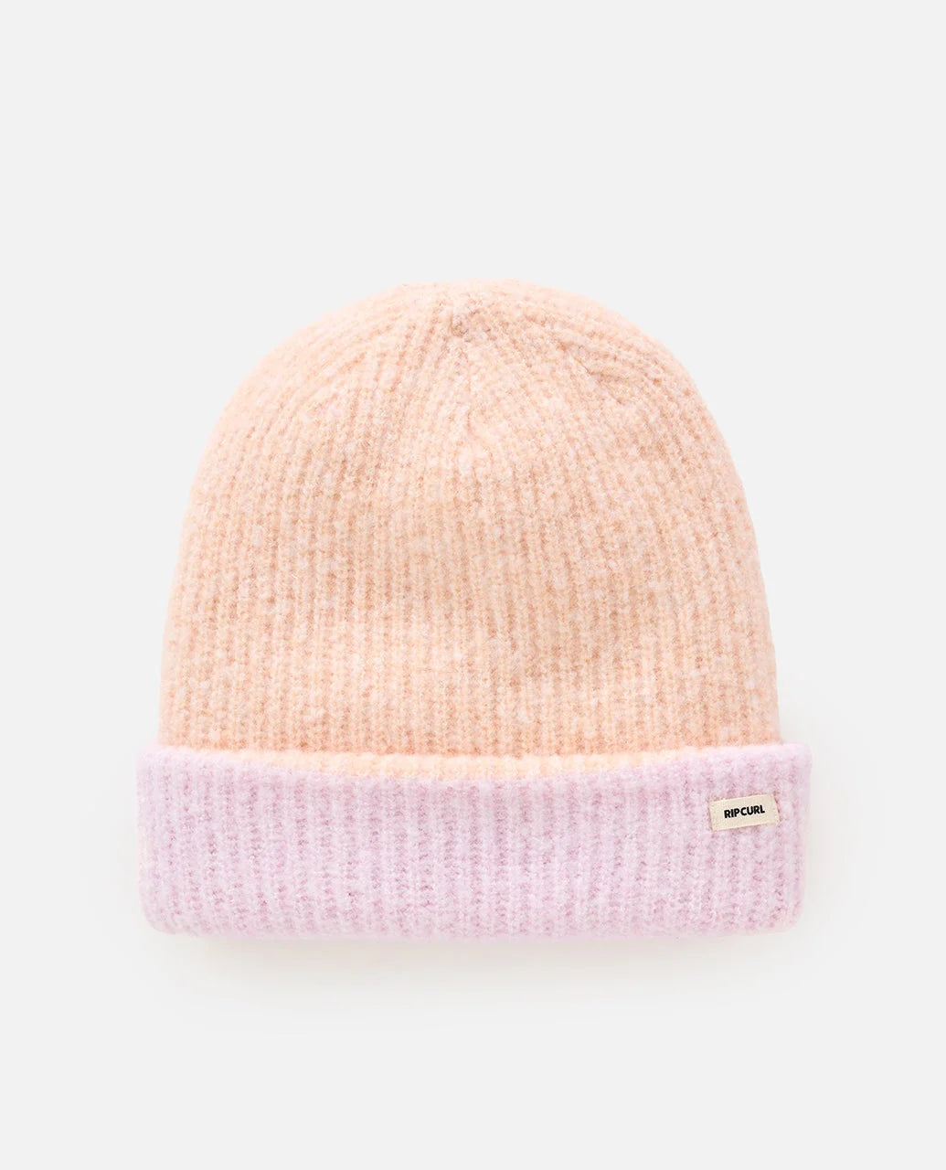 Rip Curl Women's 2 Tone Reg Reversible Beanie - Peach/Lilac