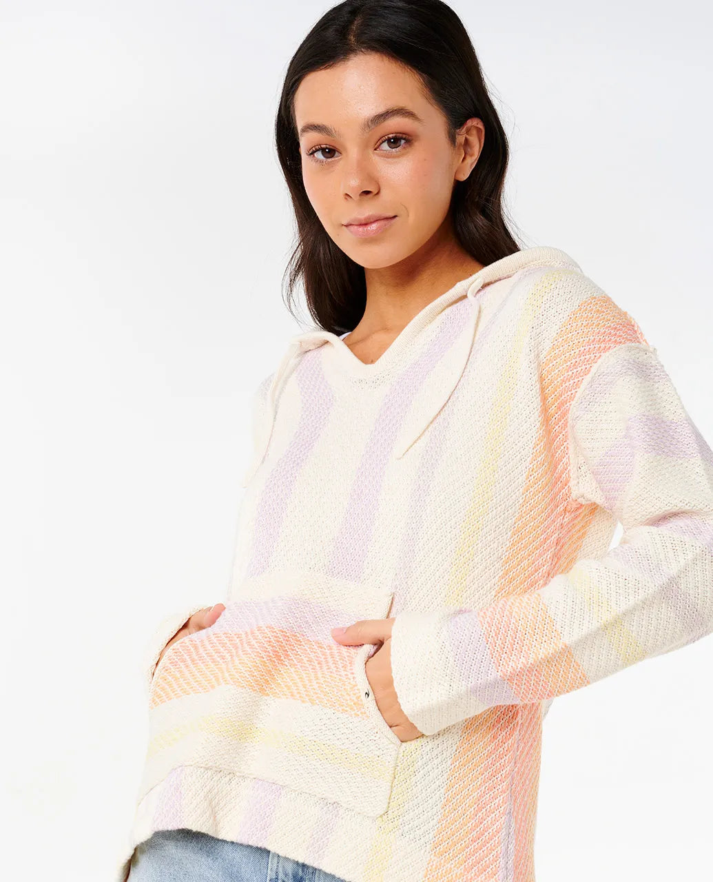 Ripcurl Women's Neon Isles Knit Poncho - Purple 