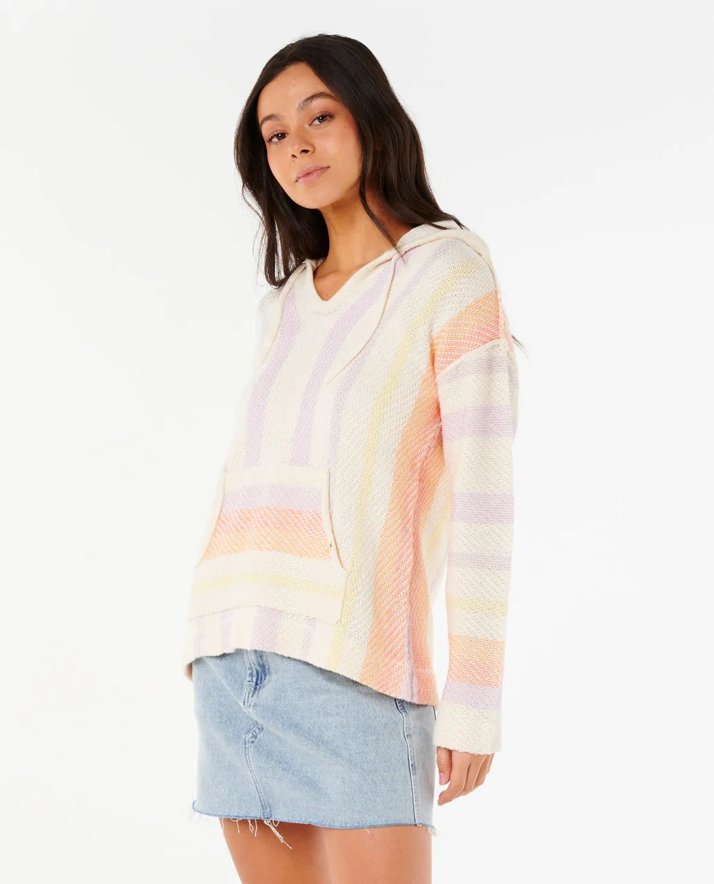 Ripcurl Women's Neon Isles Knit Poncho - Purple 1