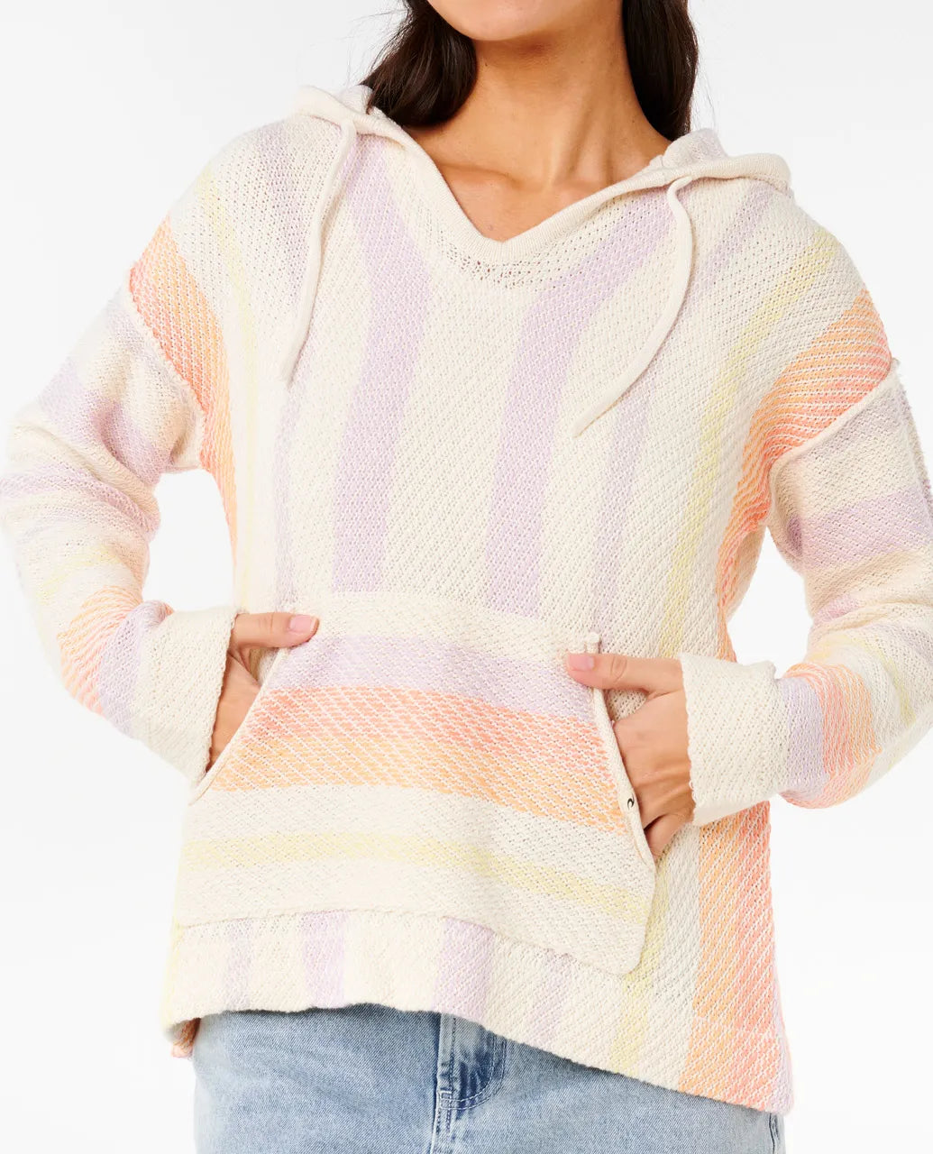 Ripcurl Women's Neon Isles Knit Poncho - Purple 4
