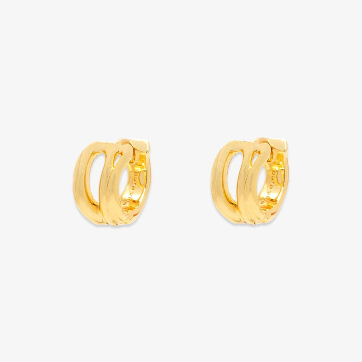 Pura Vida Palma Huggies Earring - Gold