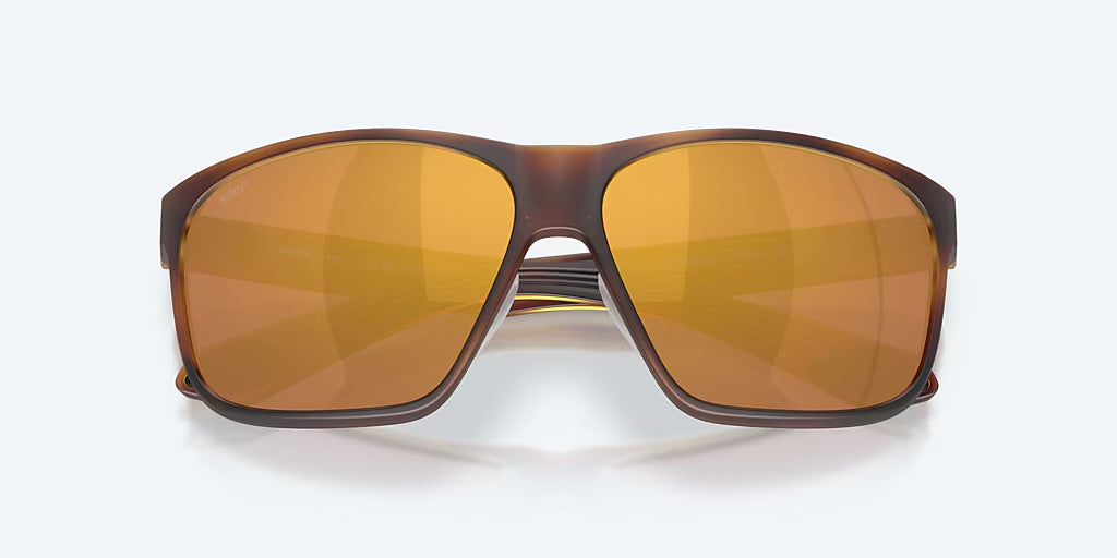 Costa Trades 580P Sunglasses - Matte Tortoise/Gold Mirror 580P 4