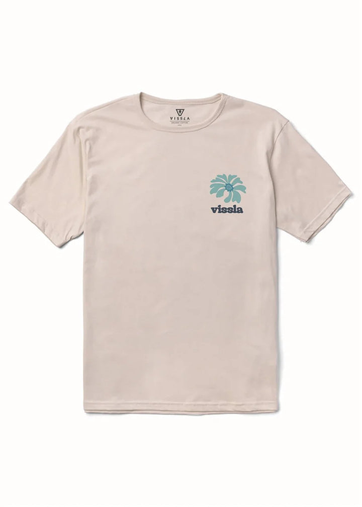 Vissla Men’s Seaside Serenade Organic Tee - Bone 1