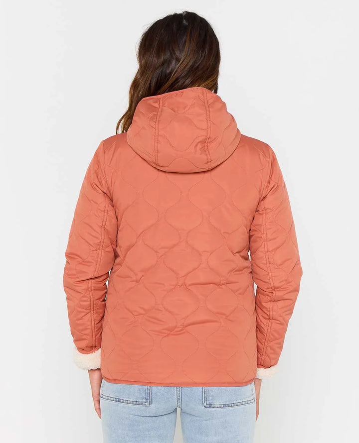 Ripcurl Women's Anti Series Anoeta Classic Jacket - Brick 1