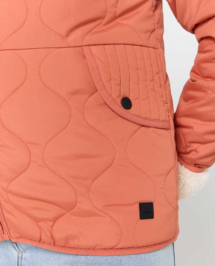 Ripcurl Women's Anti Series Anoeta Classic Jacket - Brick 4