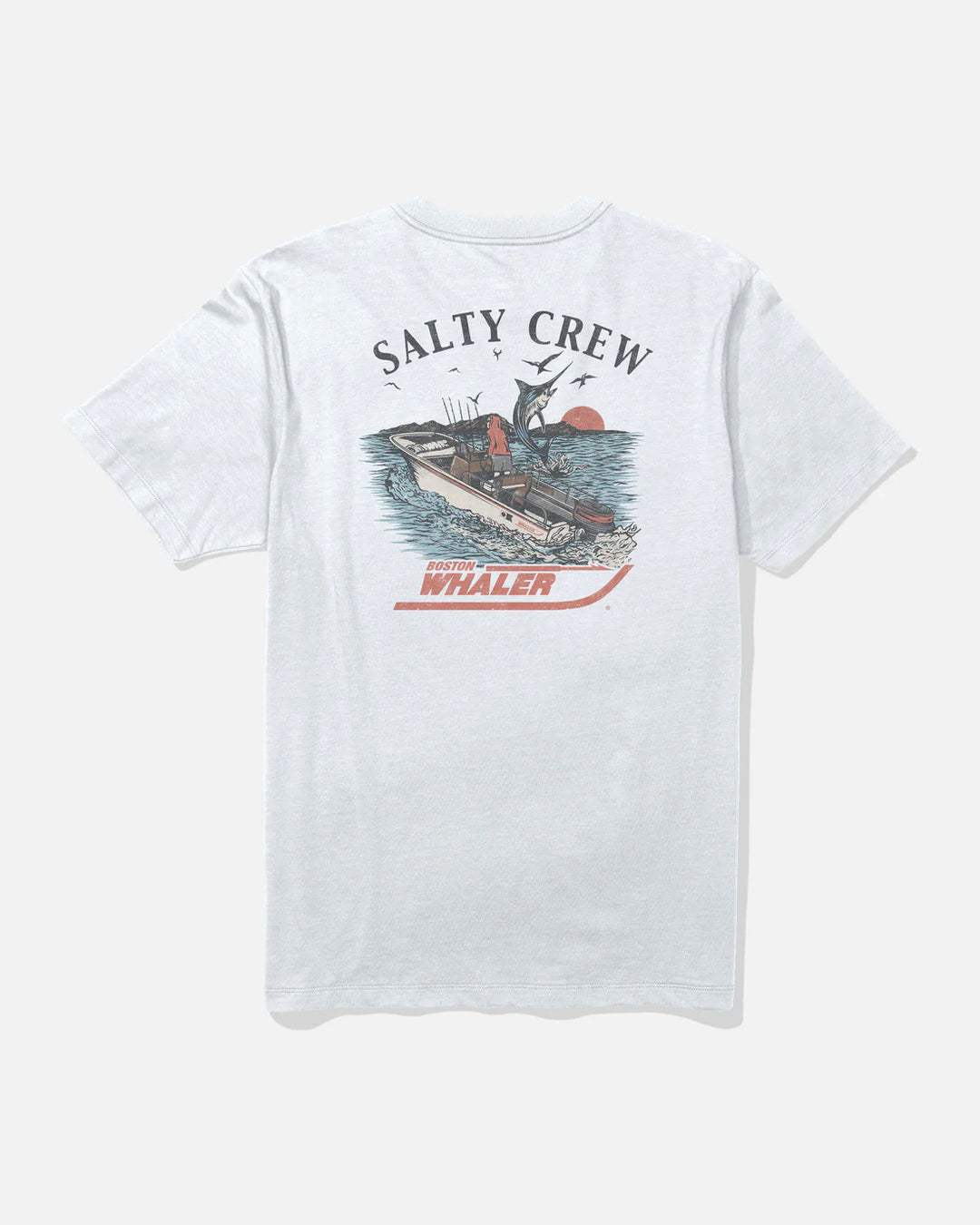 Salty Crew Men’s Whaler Chase SS Tee - White
