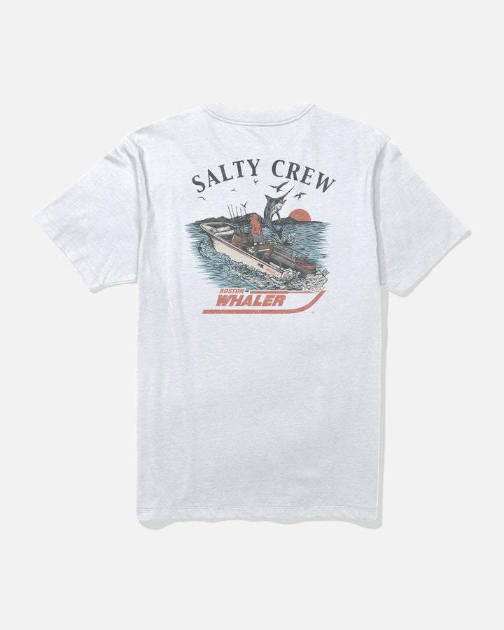 Salty Crew Men’s Whaler Chase SS Tee - White