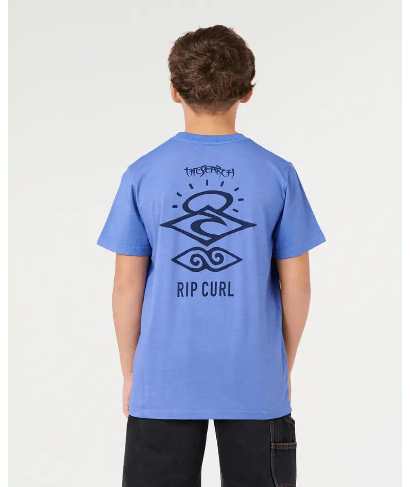 Rip Curl Kid's Search Icon Tee -Boy Blue Haze