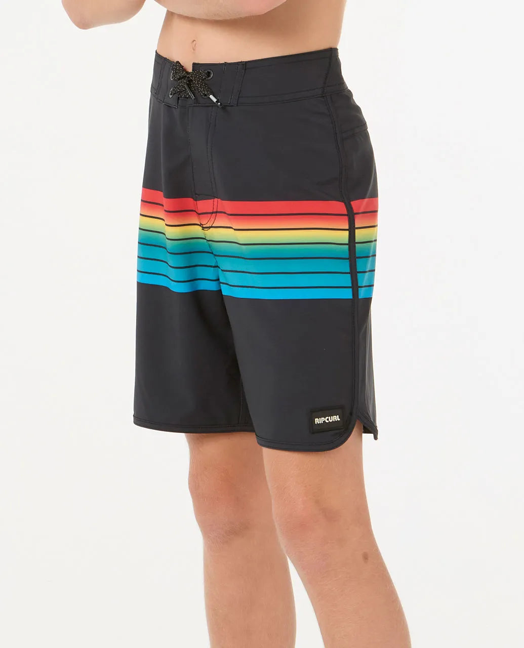 Ripcurl Boys 8-16 Surf Revival Boys Boardshorts - Black 1