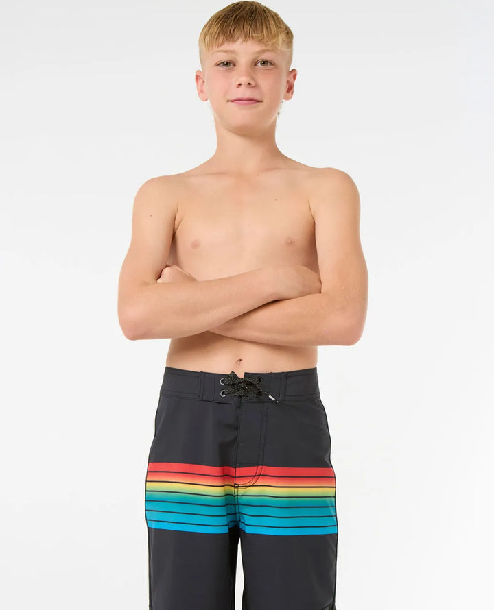 Ripcurl Boys 8-16 Surf Revival Boys Boardshorts - Black 5