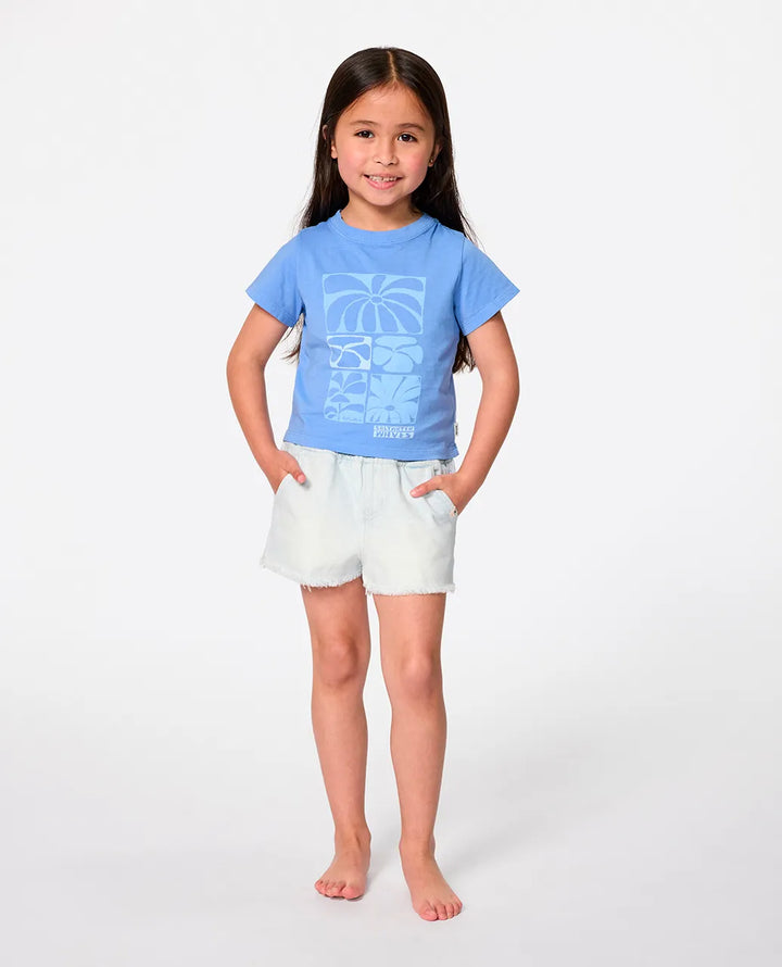 Ripcurl Girls 1-8 Artist Of The Search Tee - Blue 2